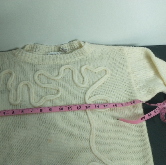 Vintage Weathervane Petites Knit 3D design sweater, MP - Picture 7 of 8